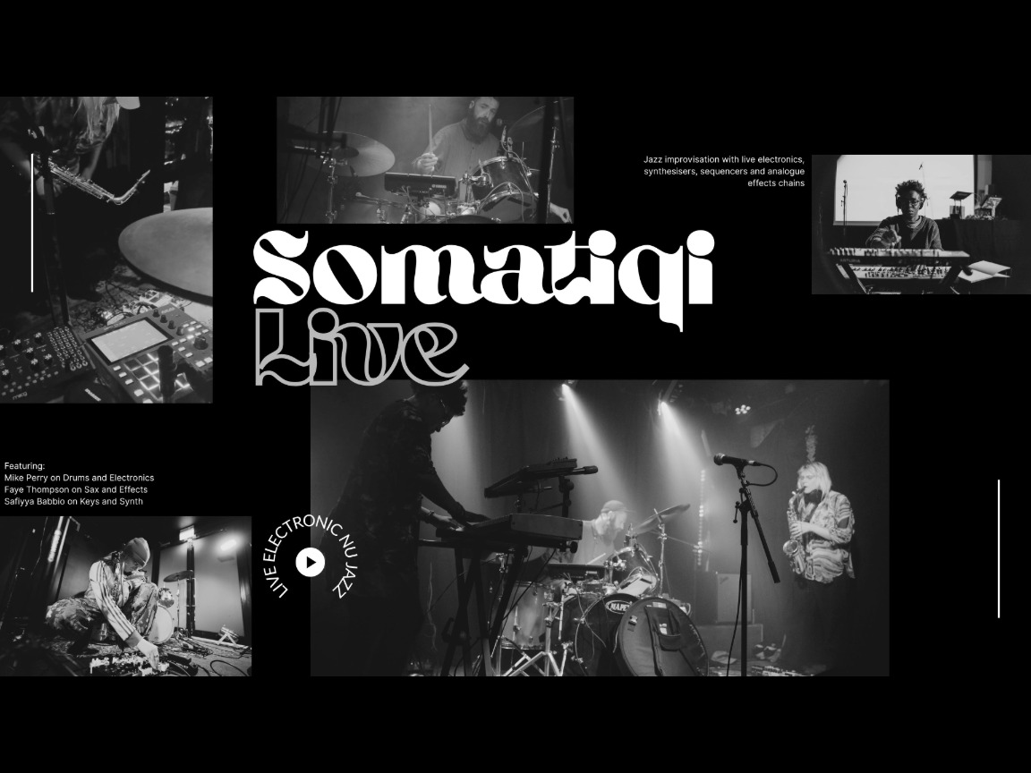 Somatiqi: "Ramsey's Theory" Live artwork from Vortex Jazz Club