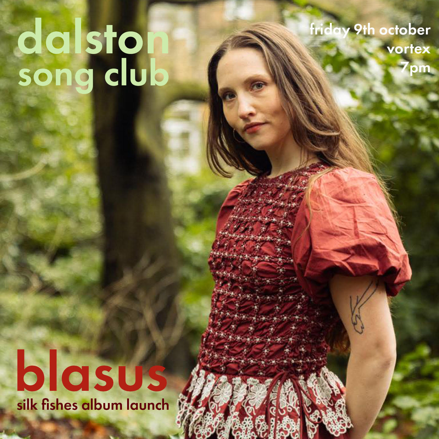 Dalston Song Club: Blasus artwork from Vortex Jazz Club