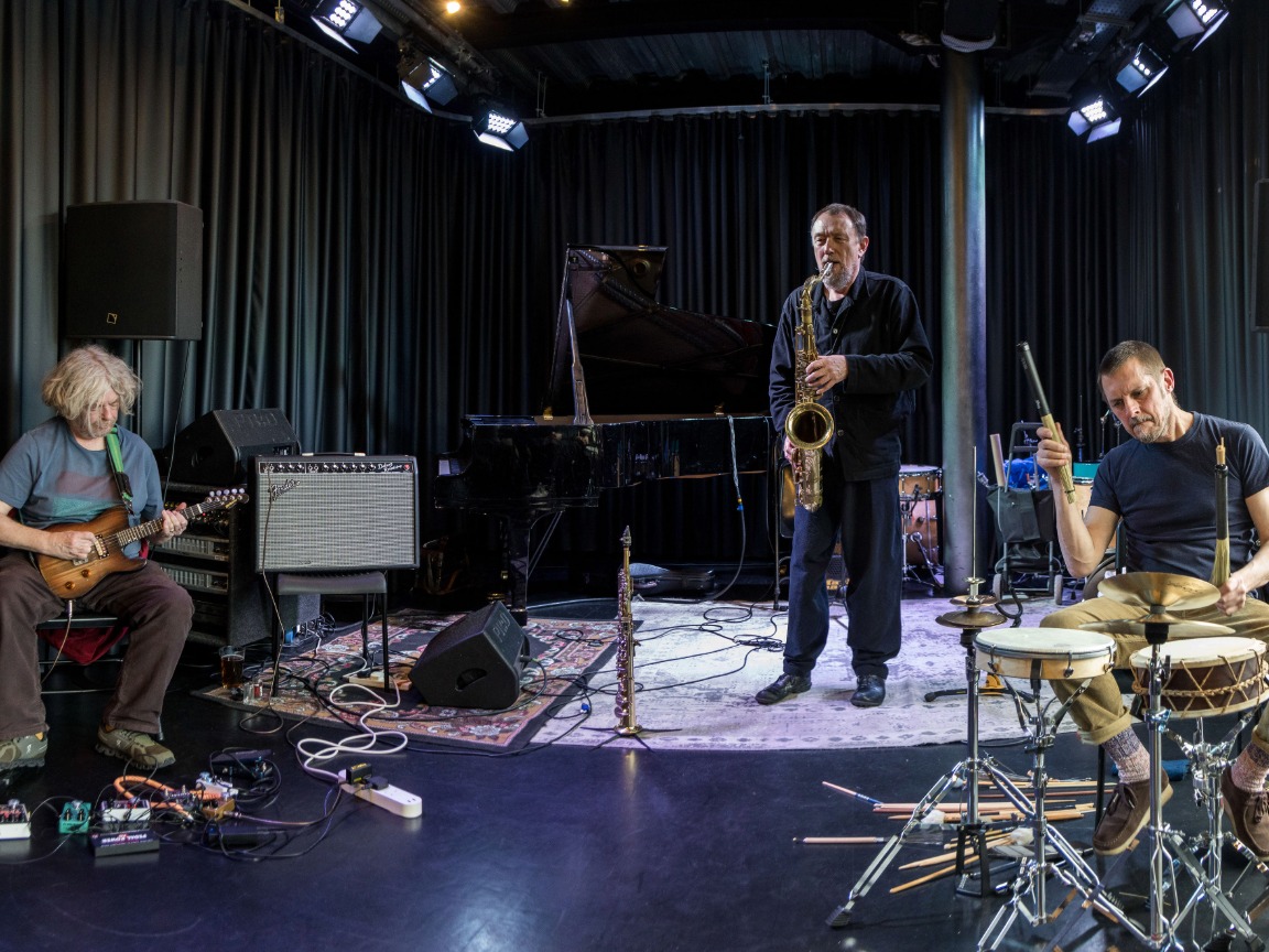 John Butcher / Phil Durrant / Mark Wastell artwork from Vortex Jazz Club